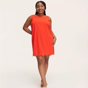 Kate Spade for Target XL Scalloped mini shift dress